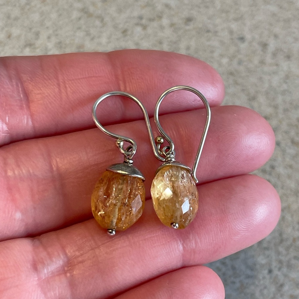 Beth Orduna Topaz Drop Earrings